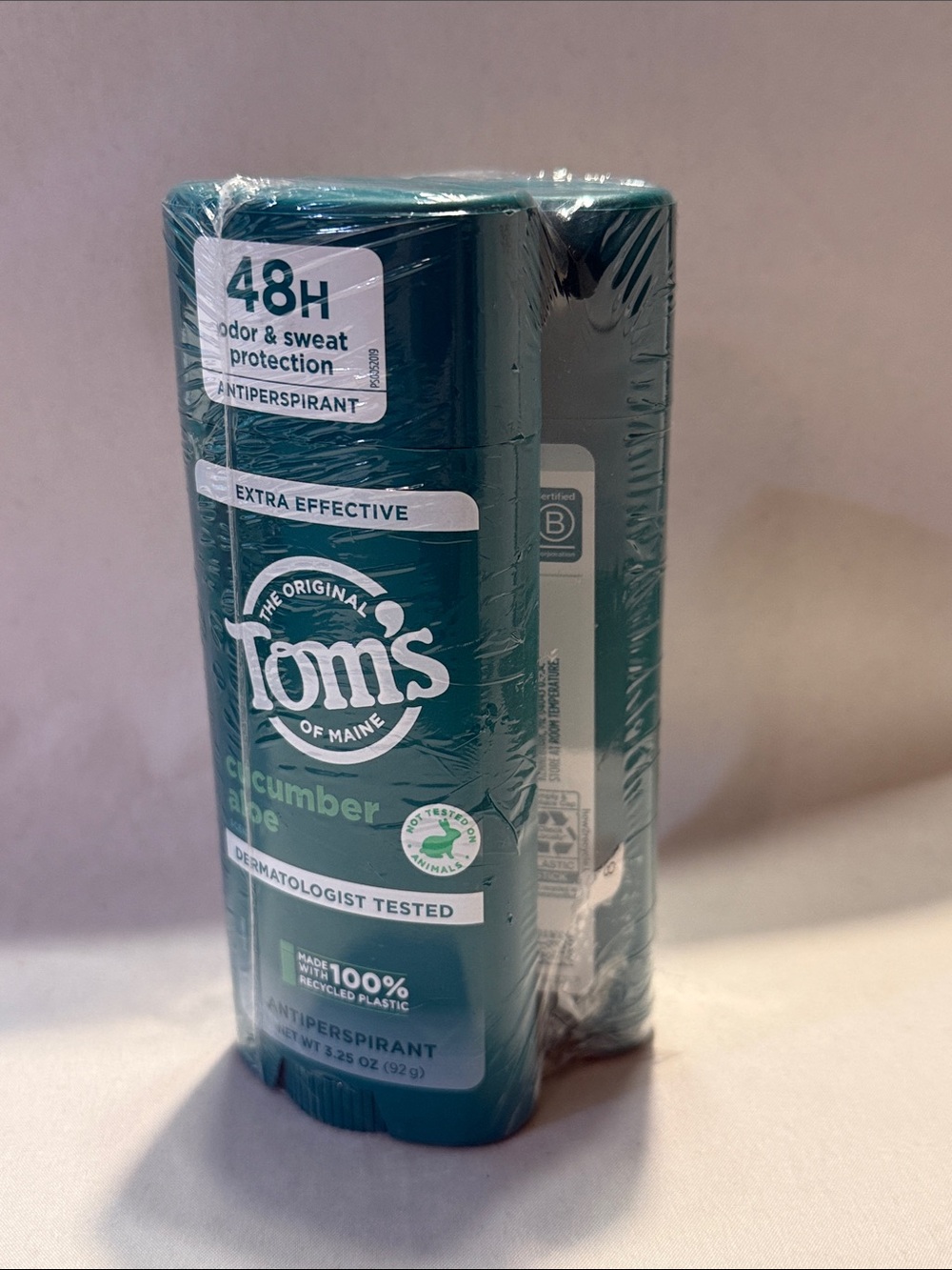 2 pack Tom’s of Maine antiperspirant